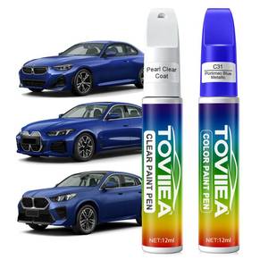 lot 4145 image: Toviiea Portimao Blue Metallic(C31) Touch Up Paint Compatible with BMW,2-In-1 Car Scratch Remover Pen,Car Paint Scratch Repair Kit for Scratches,Chips & Nicks,2-PCS SET