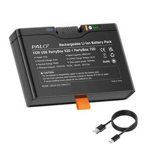 lot 4149 image: Palowextra Replacement Battery Compatible with JBL PartyBox 520 and PartyBox 720, for Boombox 4 Portable Speaker, PN FG6CELL21700G