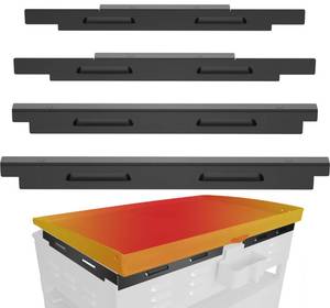 lot 4177 image: Upgraded Magnetic Wind Guards for Blackstone 36 Griddle, Fit with Blackstone Griddle Accessories, Protect Flame, Hold Heat, Save Gas, Powder-coated Stainless Steel