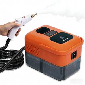lot 5014 image: 15s Fast Heating Steam Cleaner, 9-Level Adjustable Handle, Portable Steamer for Cleaning, Steam Cleaner for Home Use, Floor Cleaning, Kitchen, Bathroom, Grout and Car (No Accessories)