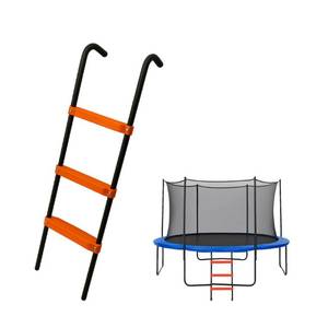 lot 5030 image: N1Fit Trampoline Ladder - Universal 3-Step Trampoline Steps Supporting up to 220 lbs - Powder Coated & UV Treated Trampoline Stairs Accessories for Kids All Weather Exposure - Sturdy & Safe Design