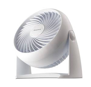 lot 5930 image: Honeywell TurboForce Air Circulator, Small Tabletop Fan, Quiet Personal Fan for Home or Office, 3 Speeds, 90 Degree Pivoting Head, White, HT-904