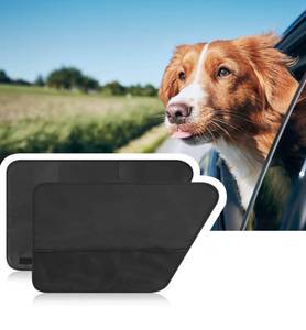 lot 5935 image: ALEIFLE 2PCS Car Door Protector for Dogs,Waterproof, Anti-Scratch, with Mesh Pockets for Snacks & Toys��Vehicle Door Protectors for Cars, Trucks, SUVs