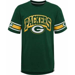lot 6030 image: NFL Kids Youth 8-20 Victorious Team Color Cotton Primary Logo Short Sleeve Fashion Official Football T-Shirt (Green Bay Packers, 10-12) size M