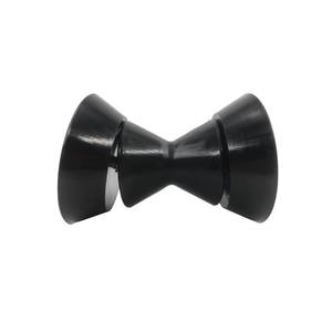 lot 6033 image: Wonwopn 3 Inch Boat Trailer Roller Assembly Bow Stop Bell Roller with 12 Inch Shaft fits 3 Inch Bracket, Polyurethane