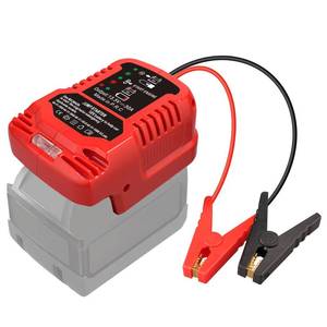 lot 6044 image: Jump Starter Adapter for Milwaukee M18 Battery, 12V Portable Car Jump Cables, Automotive Booster Cable Adapter, Jump Starting Dead or Weak Batteries, Engine up to 3.5 Liters (NO Battery)