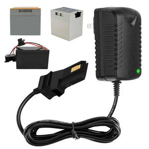 lot 6057 image: 12V Charger for Powered Wheels Battery 12 Volt Battery Charger for All Fisher-Price Powered Wheels Gray and Orange Top Battery Replacement Fisher Price 12V Adapter