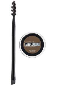 lot 6081 image: Maybelline TattooStudio Brow Pomade Long Lasting, Buildable, Eyebrow Makeup, Medium Brown, 1 Count