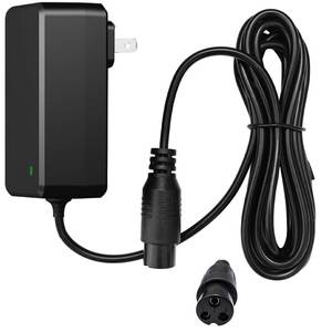 lot 6086 image: 24V Electric Scooter Charger Compatible with Razor E300, E200, E100, PR200, MX350,Sports Mod, Pocket Mod, Dirt Quad, 3 Prong Inline Female Battery Power Cord with LED Light