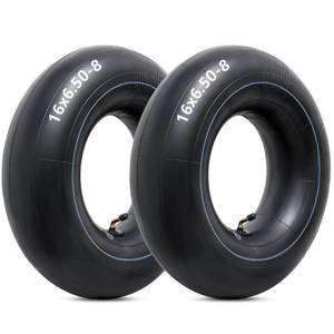 lot 6091 image: Heavy Duty 16x6.50-8 Inner Tubes with TR-87 Bent Valve Stem, Premium Replacement 16x6.50-816x7.50-8 Lawn Mower Tire Tubes Fit for Tractor, Garden Trailer, Golf Carts, Wheelbarrows and More Pack of 2