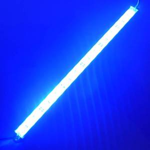 lot 6113 image: LEDENET 12 Blue 460nm LED Aquarium Fish Tank Light 18LEDs 5050 - Waterproof IP67 Aluminum Lighting 12V DC Grow Bar Light