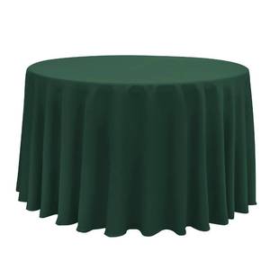 lot 6119 image: Obstal 210 GSM Round Burgundy Tablecloth - Oil-Proof Spill-Proof Waterproof Table Cloth, Christmas Decorations Fabric Table Cover Protector for Holiday Party (Red, 120 Inch Diameter)