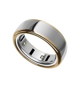 lot 6126 image: SURITCH Ring Cover for Oura Ring 4 & Oura Ring Gen 3 HorizonHeritage, Ultra-Thin Anti-Yellow Transparent Ring Protector TPU Case for Oura Size 67, Support Charging with Cover on - Gold