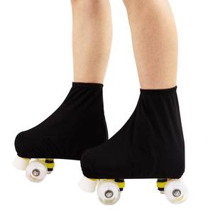 lot 6200 image: Skate Covers,Skating Boot Covers,Skating Shoe Protective Cover For for Kids Youth Adults Men Women Boys Girls,Skate Cover For Figure Skating Ice Skating Roller Skates.Skate Accessories. (Black, L)