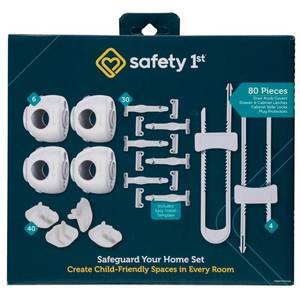 lot 11677 image: Safety 1st Home Safeguarding and Childproofing Set (80 Pcs), White