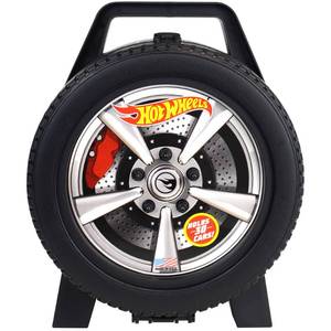 lot 12408 image: Hot Wheels 30-Car Storage Case �� Organizer with Handle for 164 Die-Cast Cars, Portable Travel Carrying Case for Kids, Boys, and Collectors �� Durable Toy Vehicle Holder