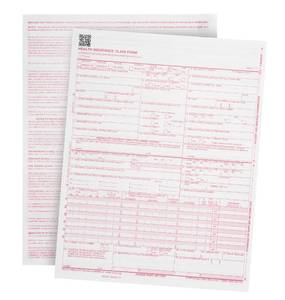 lot 12409 image: 500 CMS 1500 Claim Forms, Current HCFA 022012 New Version Valid for HCFA 1500 Claim Forms 2025 and 2026, Line Up with Billing Software, Laser Compatible