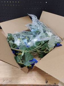 lot 13426 image: Artificial Decorative Blue Flowers