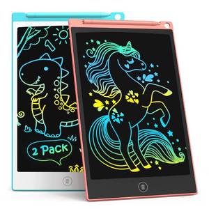 lot 14231 image: TECJOE LCD Writing Tablet, 8.5 Inch Colorful Drawing Board, Kids Travel Games Activity Learning Toys, Birthday Gifts for 3-8 Year Old Boys Girls Toddlers Preschooler