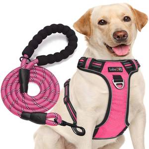 lot 14313 image: tobeDRI No Pull Dog Harness Adjustable Reflective Oxford Easy Control Medium Large Dog Harness with A Free Heavy Duty 5ft Dog Leash