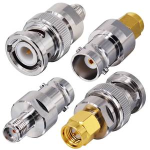 lot 14338 image: Onelinkmore BNC to SMA Coax Adapter for Baofeng UV-5R Ham Radio, HT Antenna, Scanner, SDR Dongle