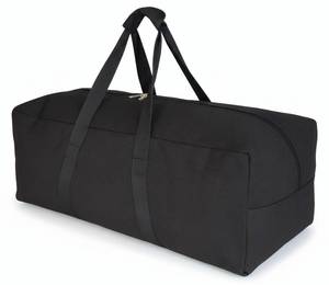 lot 14350 image: DoYiKe Extra Large Canvas Travel Duffle Bag Heavy Duty, Sports Military Travel Camping Travel Tent Storage Black