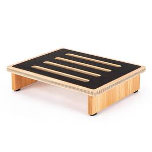lot 19955 image: StrongTek 3.5 One Step Stool for Adults, Sturdy Wooden Riser with Non-Slip Rubber Top, 440 lb Capacity, No Assembly Required, Portable for Kitchen, Bathroom, Bedside, Kids & Seniors