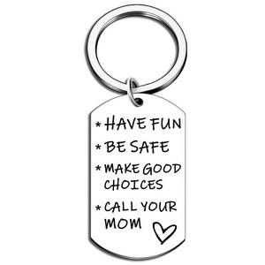 lot 20174 image: Drive Safe Keychain for New Driver Teen Boy Gifts Trendy Stuff Cool Things for Teens Back to School Accessories Teen Boy Keychain Gifts for Son Daughter