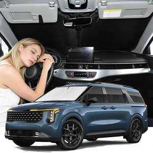 lot 20177 image: Windshield Sunshade for Kia Carnival 2022-2026 Sun Shade Windshield Upgrade 4 Layers Blocks UV Rays Custom Fit Carnival Car Window Shade Front Windshield Keep Cool Foldable Car Accessories
