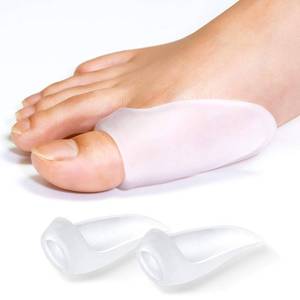 lot 20178 image: Promifun Gel Bunion Protector Shield, 10 Pack of Bunion Pads and Cushions, Bunion Guard for Big Toe, Relieve Foot Pain from Friction, Rubbing and Pressure - Clear