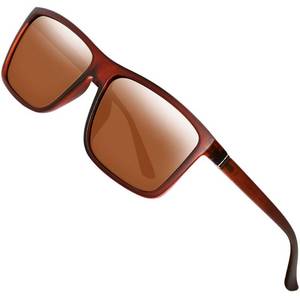 lot 20188 image: Polarized Sunglasses for Men Driving Mens Sunglasses Rectangular Vintage Sun Glasses for MenWomen Brown
