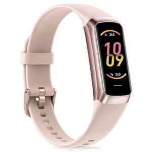 lot 20213 image: Moremore Fitness Tracker with Heart RateBlood PressureCaloriesStopwatch, Activity Tracker with 1.1 AMOLED Screen, Waterproof Step Tracker for Android iPhones Women Men, Pink
