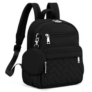 lot 20242 image: SYTRAH Mini Backpack for Women Small Backpack Purse, Anti Theft Backpack Waterproof Lightweight Puffer Back packs for Travel, Work with Coin Purse Black