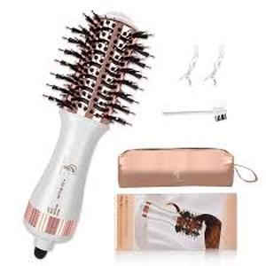 lot 2081 image: Ladies white hair brush