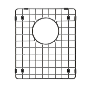lot 5025 image: Starstar Sinks Protector Matte Black 304 Stainless Steel Kitchen Sink Bottom Grid, Rack (14 Length x 17 Width)