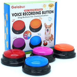 lot 14279 image: Dog Communication Training Buttons Set with Sound Recording