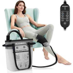 lot 1454 image: Cold Therapy Machine, Programmable Ice Machine for Knee After Surgery, Portable Knee Replacement Recovery System, Cryotherapy Pain Relief wCompression Pad