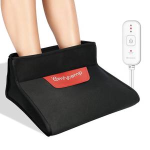 lot 1484 image: Comfytemp Electric Heated Foot Warmer for Men and Women, 3D Foot Heating Pad for Cold Feet & Ankles Comfort, Dry Heat Feet Sanua Under Desk Warmer 45 Min Auto Shut Off with 3 Heat, Office Home Winter