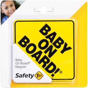 lot 2266 image: Safety 1st Baby On Board Sign Magnet