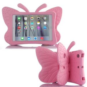lot 2413 image: Simicoo iPad 7 8 10.2 9 3D Cute Butterfly Case for Kids Light Weight EVA Stand Shockproof Rugged Heavy Duty Kids Friendly iPad Cover for Girls iPad 10.2 iPad 7th 8th 9th (Pink)