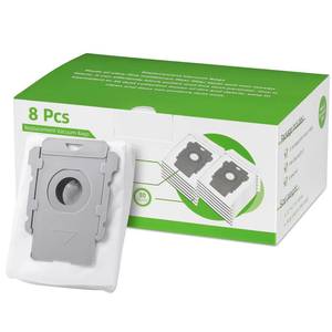 lot 2436 image: Rowhalf 8 Pack Vacuum Bags, Effective Dust Filtration,Compatible with iRobot Roomba i& s & j Series, for i3, i4, i5, i6,J6, i7, i7(7550) j7, j7, i8, J8, J9, s9 Automatic Dirt Disposal Bags