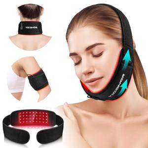 lot 2441 image: Viconor Red Light Therapy for Neck, Near Infrared Light Therapy Belt Wearable Infrared Neck Wrap with Timer Infrared Belt for Chin Firming V Face Lifting Mask Body Neck Hand Wrist Legs Unisex Gift