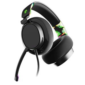 lot 3776 image: Skullcandy SLYR Multi-Platform Over-Ear Wired Gaming Headset, Works with Xbox PlayStation and PC - Green