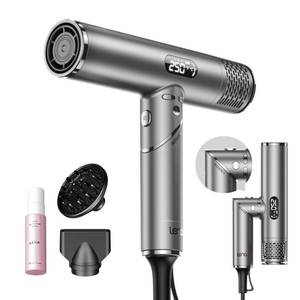 lot 3805 image: Foldable hair Dryer with Diffuser - 1600W Professional High Speed Blow Dryer with Comb,100,000RPM Fast Dry,salon-quality results,4 Temps & 3 Speeds,Low Noise, Portable for Home & Travel & Gym