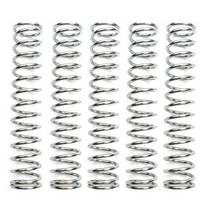 lot 4316 image: 9712 Compression Springs�� with Steel Frame and Nickel-Plated Surface, 0.051 GA x 916 inch x 3 inch��5-piece Set of
