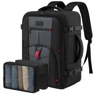 lot 5087 image: LOVEVOOK Travel Laptop Backpack for Men, 40L Large Carry On Backpack Personal Item Size, Airline Approved Waterproof Bookbag with 2 Packing Cubes Fits 15.6 Laptop