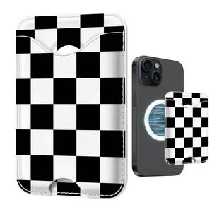 lot 6226 image: TOXXU Stripe Magnetic Wallet for Magsafe Compatible with iPhone 171615141312 Series Pro Max Plus Air (Phone Magnet Card Holder Fit 3 Cards for Women Girl Lether Mag Safe Wallets Blue) green and white stripes