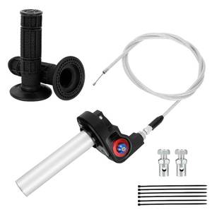 lot 6238 image: SHIQINHA Dirt Bike Throttle Assembly Compatible with CRF50 XR70 TTR90 TTR110 KLX110 SSR110 Taotao Apollo Pit Bike, 78 Twist Throttle Cable Kit for 90cc 110cc 125cc 150cc ATV Quad Motorcycle Parts