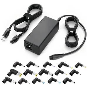 lot 6254 image: QFA 90W Universal Laptop Charger AC Adapter Compatible with Lenovo HP Dell Acer Asus Samsung IBM Sony Fujitsu Gateway Notebook Ultrabook Chromebook Computer Charger Power Supply Cord with 15 Tips