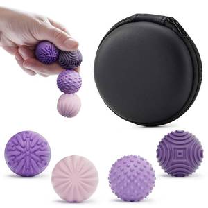 lot 6261 image: luckdoor Silicone Magnetic Balls Fidget Toys for Adults & Teens,4PCS Stress Relief Sensory Toys for Autism ADHD Anxiety,Fun Textures Gadgets,Office Desk Toy,Stocking Stuffer for Men Women Teen Gift
